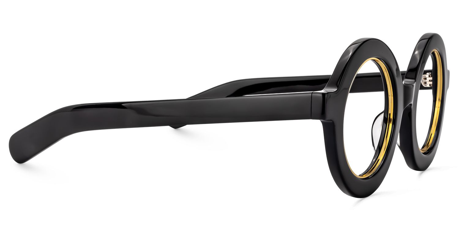 Round Black Glasses | Zeelool Glasses3