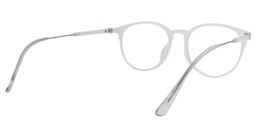 Bancroft Round White Glasses5