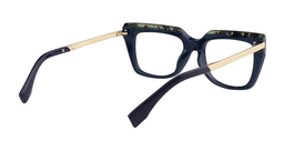 Oakes Rectangle Dark Blue Glasses5