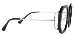 Mariah Geometric Black Glasses3