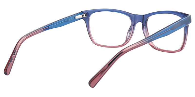 Rectangle Blue Glasses | Zeelool Eyeglass Frames5