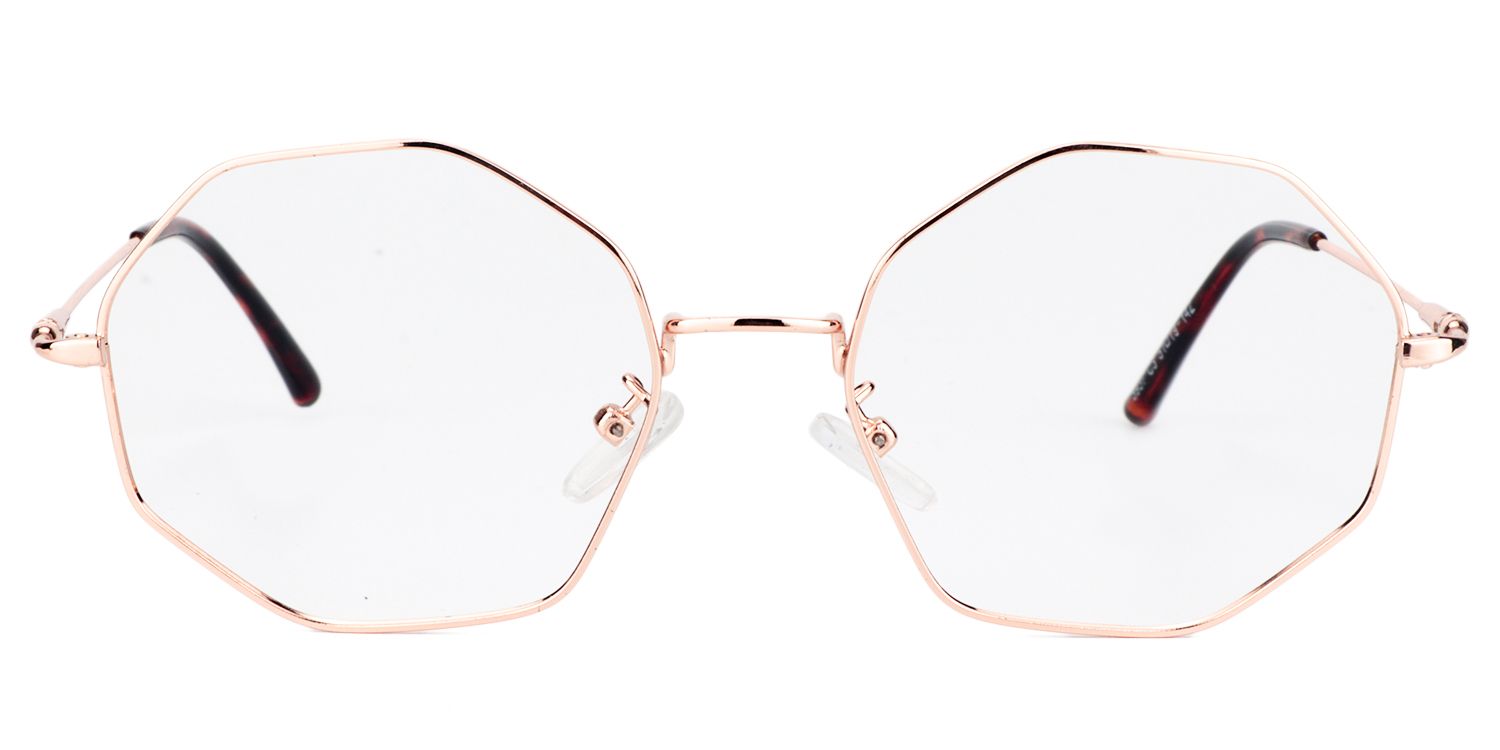 Petaled Gold Glasses | Zeelool Glasses0
