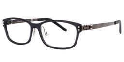 Talisa Rectangle Black Glasses0