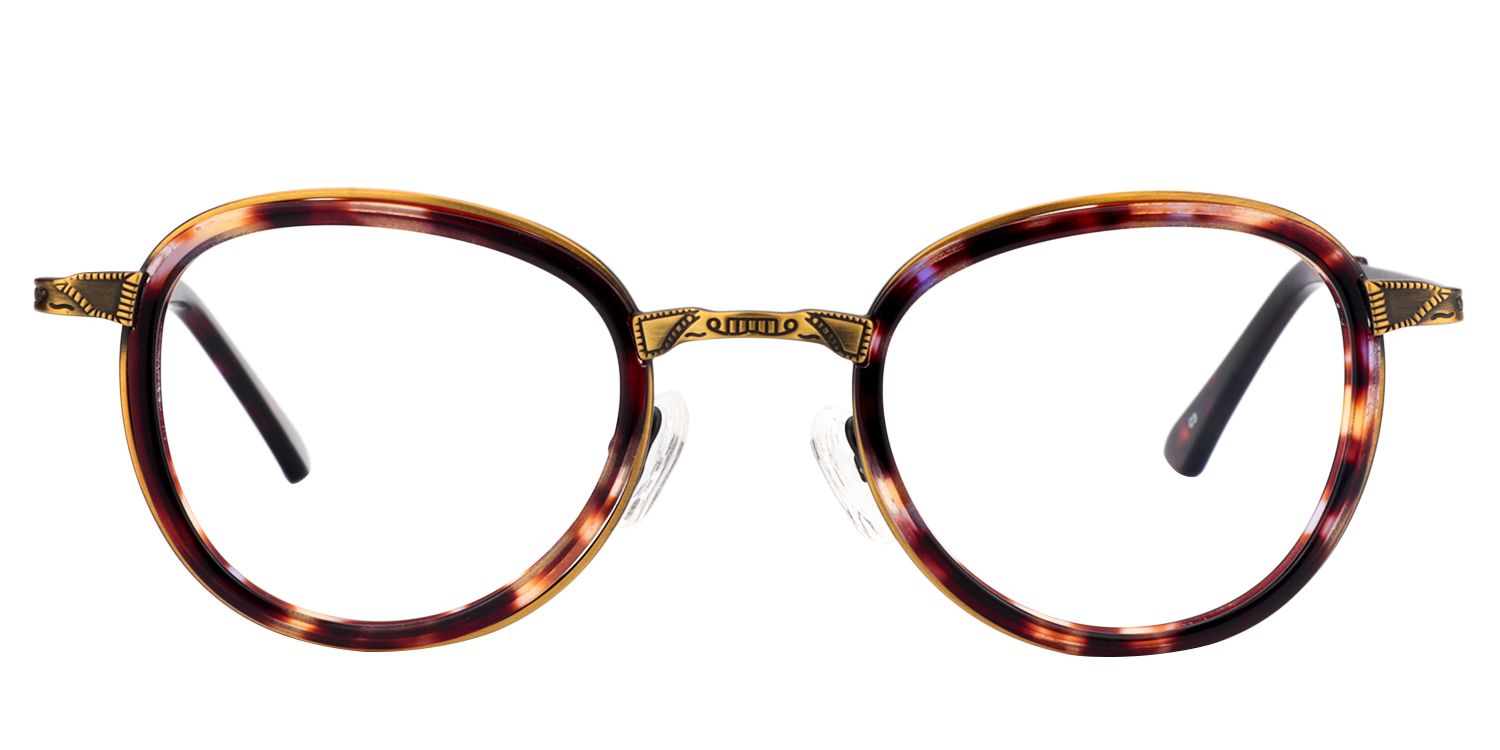Round Tortoise Glasses | Zeelool Glasses0
