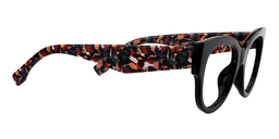 Simone Round Black Eyeglasses4