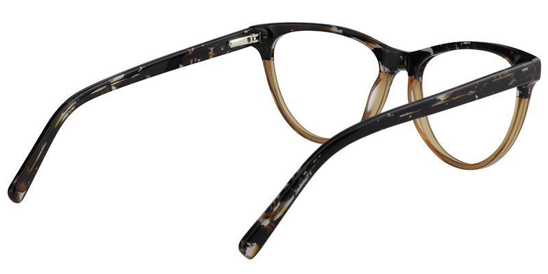 Cateye Brown Glasses | Zeelool Eyeglass Frames5