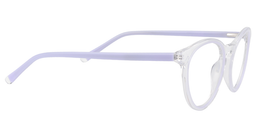 Adrienne Round Light Purple Glasses4