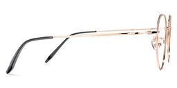 Elfreda Round Rose-Gold Glasses3