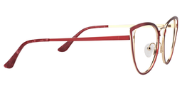 Eras Cateye Red&Gold Glasses5