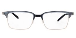Alger Browline Black Glasses0