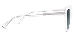Edna Clear Rectangle Sunglasses3