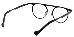 Baillie Round Black Glasses5