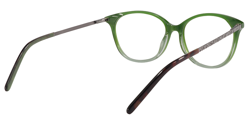 Oval Green Glasses| Zeelool Eyeglasses5