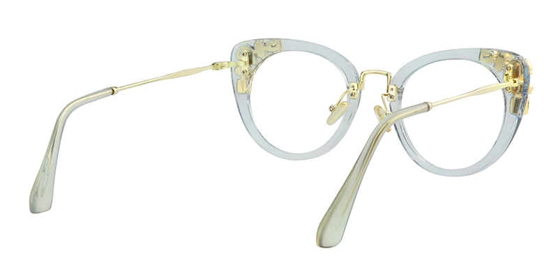 Cat Eye Blue Glasses3