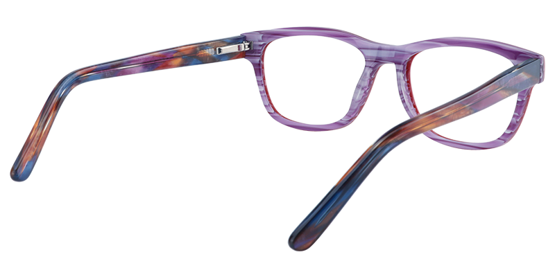 Oval Red Glasses | Zeelool Eyeglass Frames5