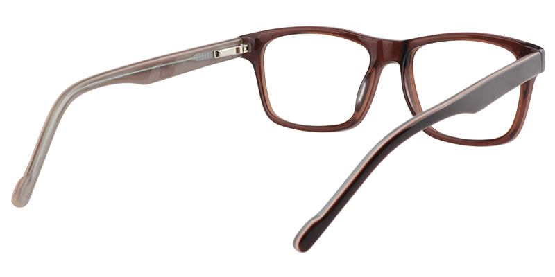 Oval Brown Glasses | Zeelool Eyeglass Frames5