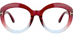 Camilla Cateye Red Glasses0