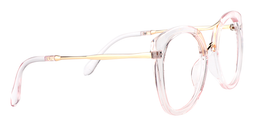 Olivia Aviator Transparent Pink Glasses4