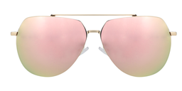 Sylvia Geometric Pink Sunglasses0