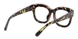 Elinor Square Tortoise-Gold Glasses5