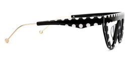 Gyllenhaal Cateye Black Glasses3