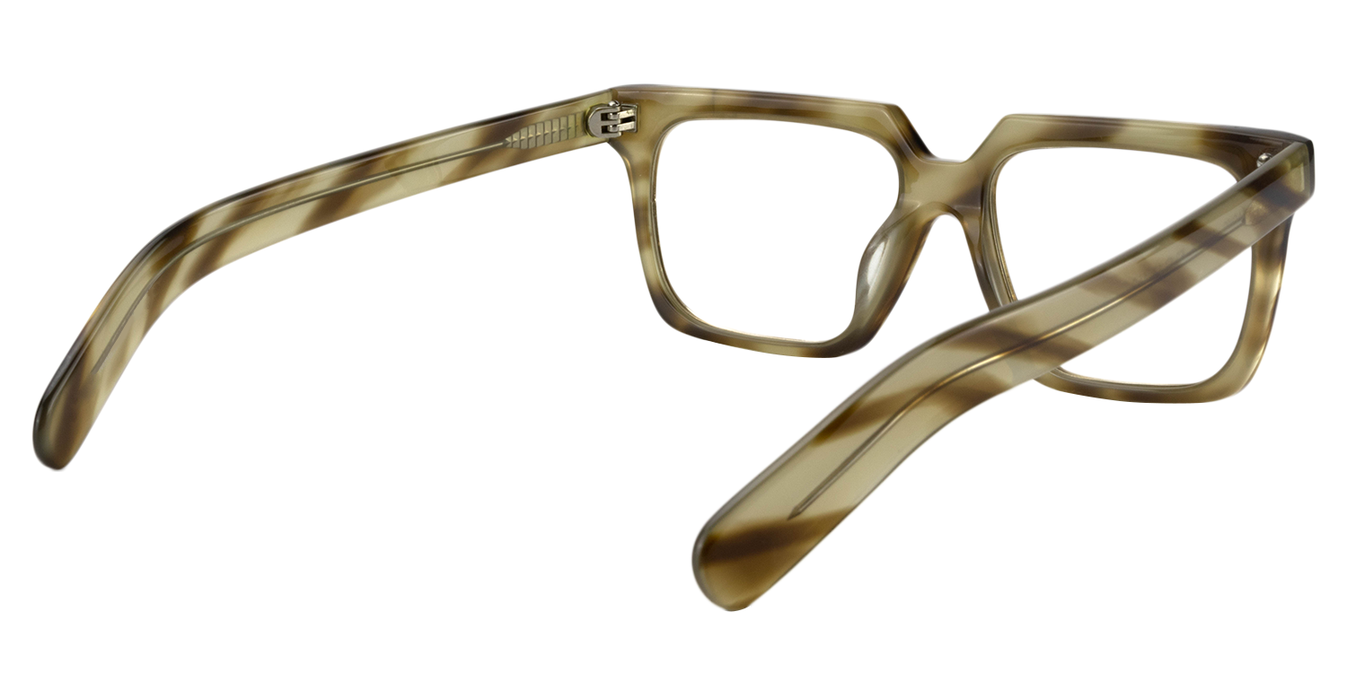 Square Dark Brown Glasses | Zeelool Glasses5