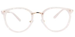 Andie Round White Glasses0