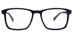 James Rectangle Dark Blue Glasses0