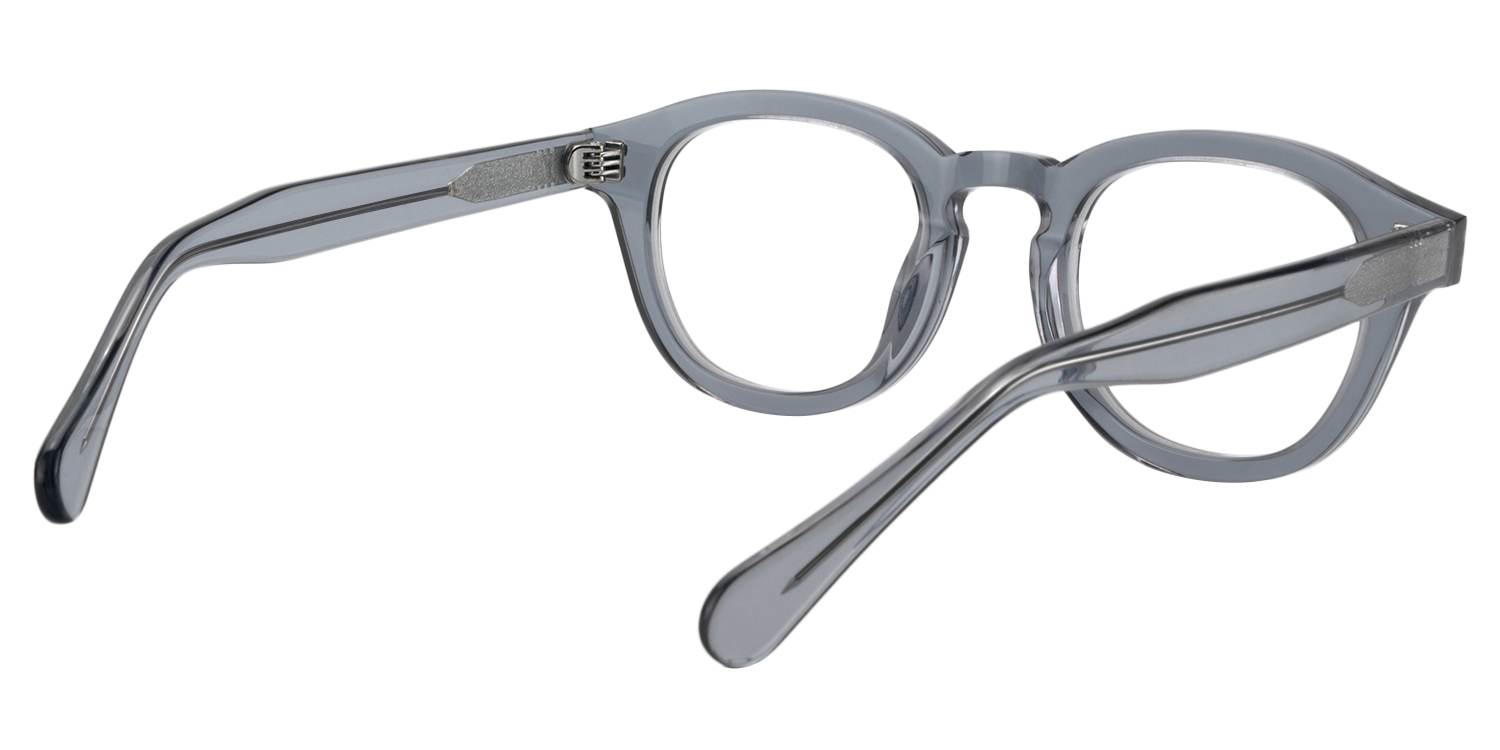 Round Gray Glasses | Zeelool Glasses5