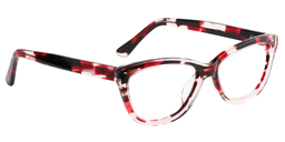 Kakey Cat Eye Red Tortoise Glasses4