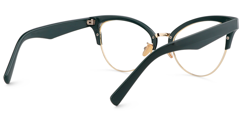 Browline Green Glasses5