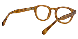 Caprice Round Light Brown Glasses5