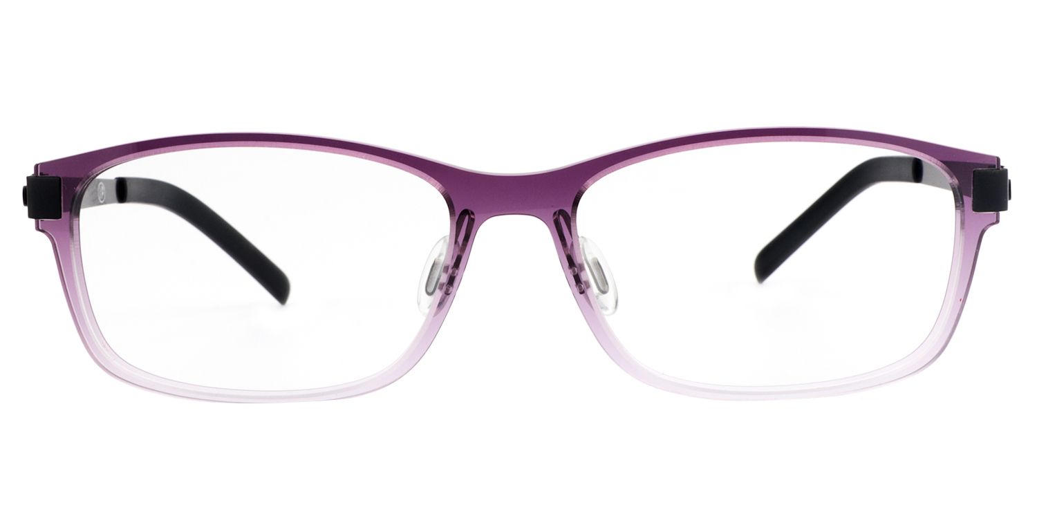 Rectangle Purple Glasses | Zeelool Glasses0