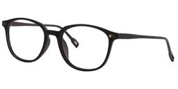 Zelda Oval Black Glasses3