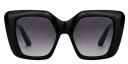 Caesar Square Black Sunglasses0