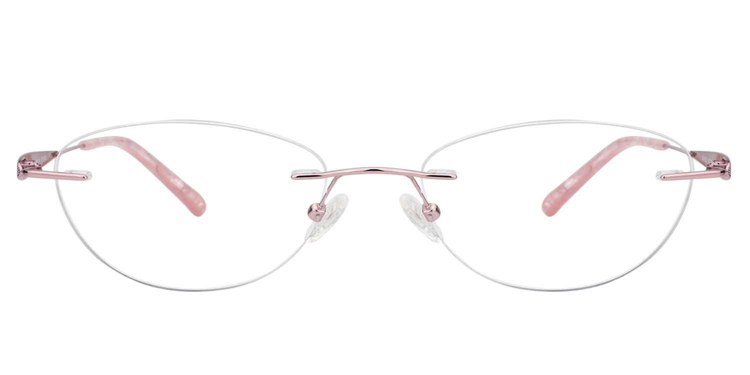 Oval Rose Gold Glasses | Zeelool Glasses0
