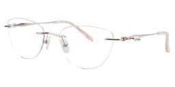 Cyndi Oval Gold Glasses2