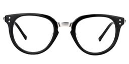 Martin Round Black Glasses0