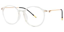 Eileen Round Clear Glasses3