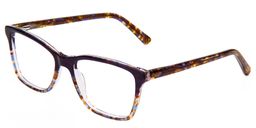 Cecilia Floral Rectangle Glasses4