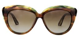 Ahern Cat eye Brown Sunglasses0