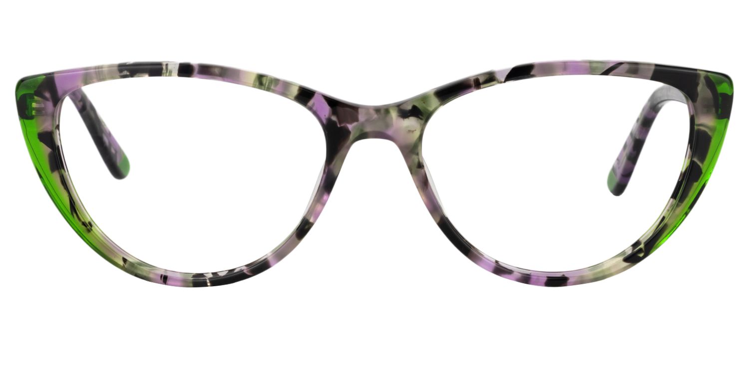 Oval Red Floral Glasses | Zeelool Glasses0