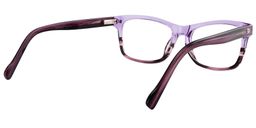 Debbie Rectangle Purple Glasses5