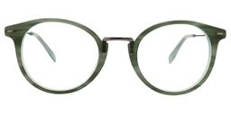Thomas Round Dark-Green Glasses0