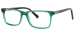 Nicole Rectangle Green Glasses3