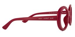 Elissa Oval Red Glasses3