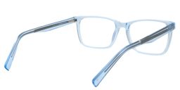 Sicily Rectangle Light Blue Glasses5