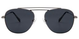 Zachary Aviator Gray Sunglasses0