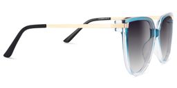 Sergio Cateye Blue Sunglasses3