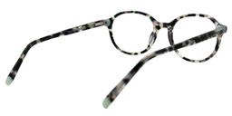 Adamson Oval Black Clear Glasses5